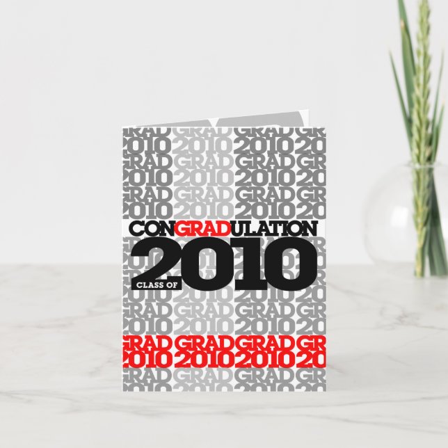 conGRADulations-Klasse der Roten Karte 2010 (Vorderseite)