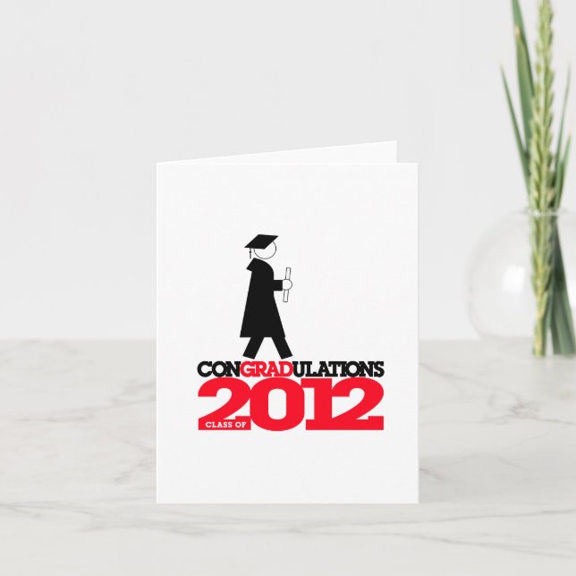 ConGRADulations Klasse von 2012 Karte (Vorderseite)