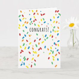 CONGRATS CONFETTI CARD KARTE