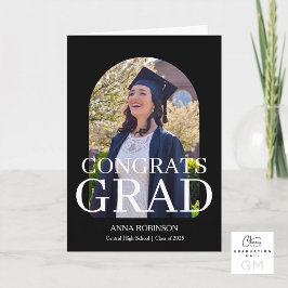 Congrats Grad High School Graduation Karte