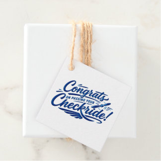 Congrats on passing your checkride! geschenkanhänger