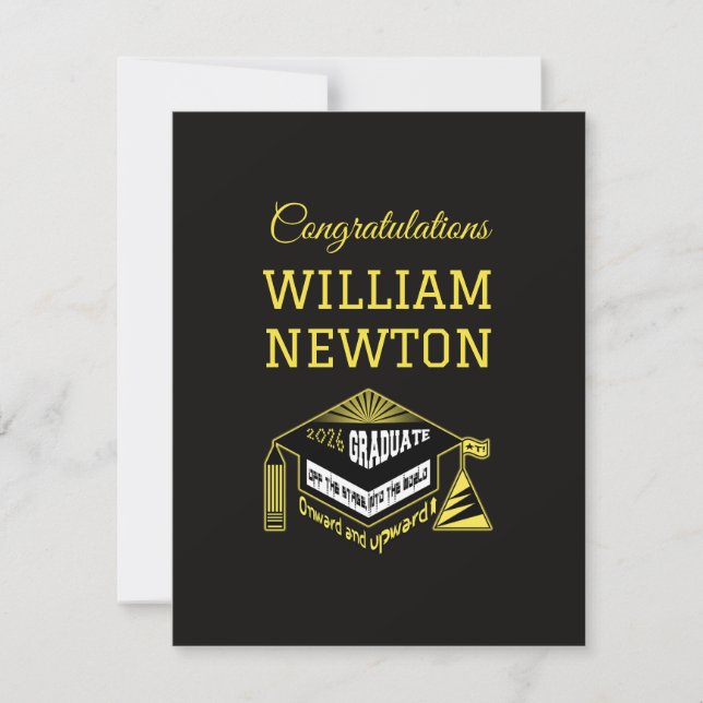 Congratulations, 2026 Graduate! Ankündigung (Vorderseite)