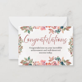 Congratulations Celebration Invitation Card Mitteilungskarte