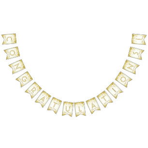 ☆CONGRATULATIONS☆ GoldConfetti Wimpelkette
