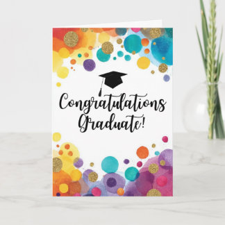 Congratulations Graduate Folded Card Karte