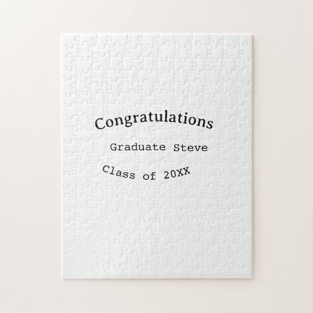 Congratulations graduate name class of 20XX type w Puzzle (Vertikal)