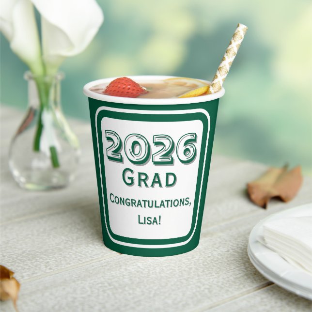 Congratulations Graduate Paper Cup Pappbecher (In Situ)