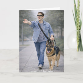 Congratulations on Graduating Your Guide Dog Team  Karte