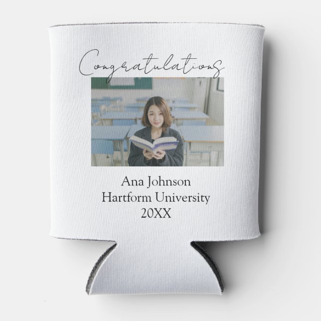 Congratulations photo graduate name university yea dosenkühler (Vorderseite)