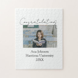 Congratulations photo graduate name university yea puzzle