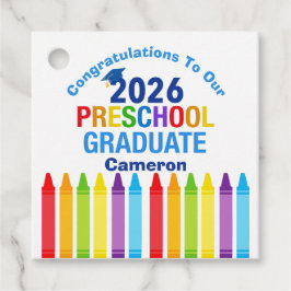 Congratulations Preschool Graduate Custom Party Geschenkanhänger