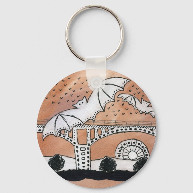 Congress Avenue Bats Schlüsselanhänger (Vorderseite)