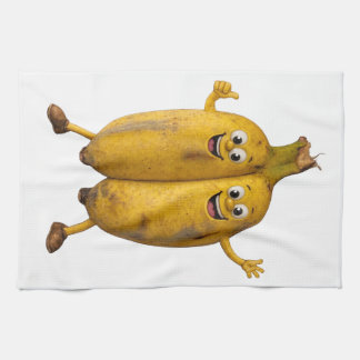 Conjoined Bananas Comedy Duo Geschirrtuch