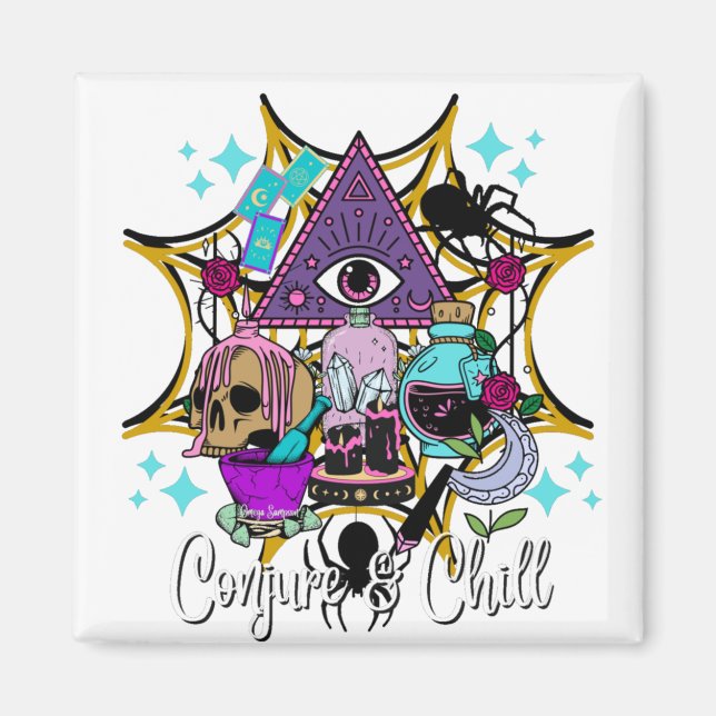 Conjure & Chill Magnet (Vorne)