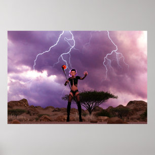 Conjuring Lighting Daz Studio Digitale Kunst Poster