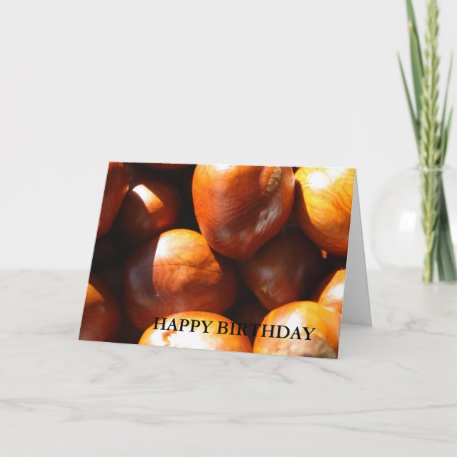 Conkers HAPPY BIRTHDAY Card Karte (Vorderseite)