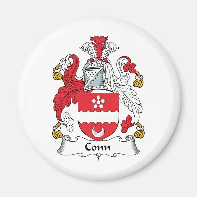 Conn Familienwappen Magnet (Vorne)