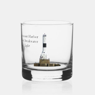 Conneaut Harbour West Breakwater Light Glas