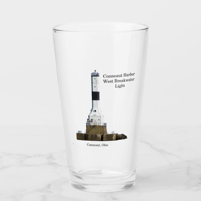 Conneaut Harbour West Breakwater Light Glas (Vorderseite)