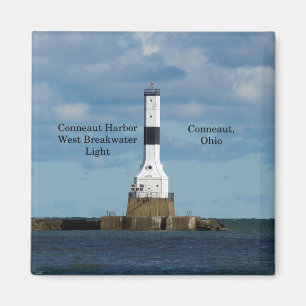 Conneaut Harbour West Breakwater Light Magnet