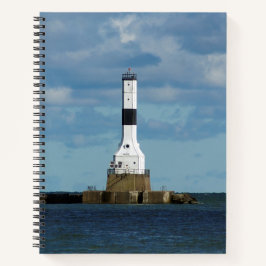 Conneaut Harbour West Breakwater Light Notebook Notizbuch