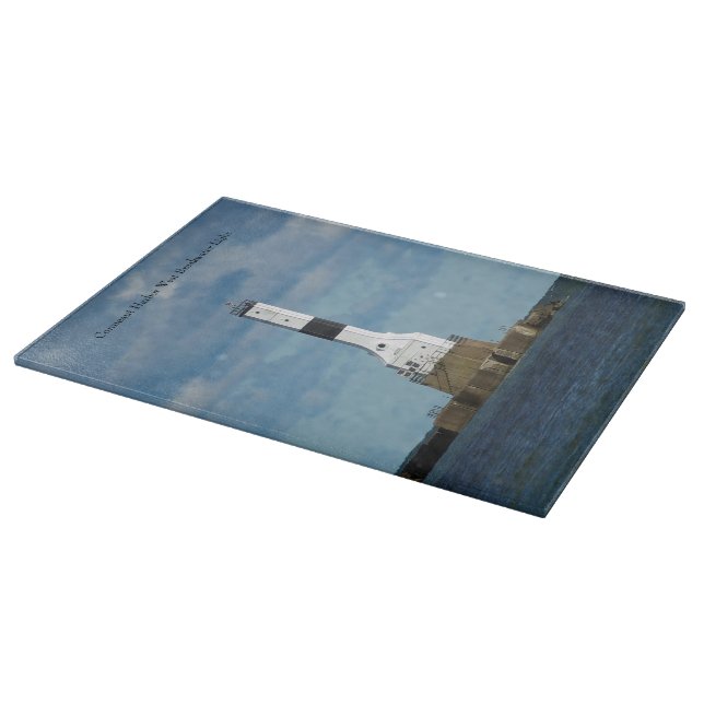 Conneaut Harbour West Breakwater Light Schneidebrett (Ecke)