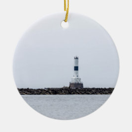 Conneaut West Breakwater Lighthouse Keramik Ornament