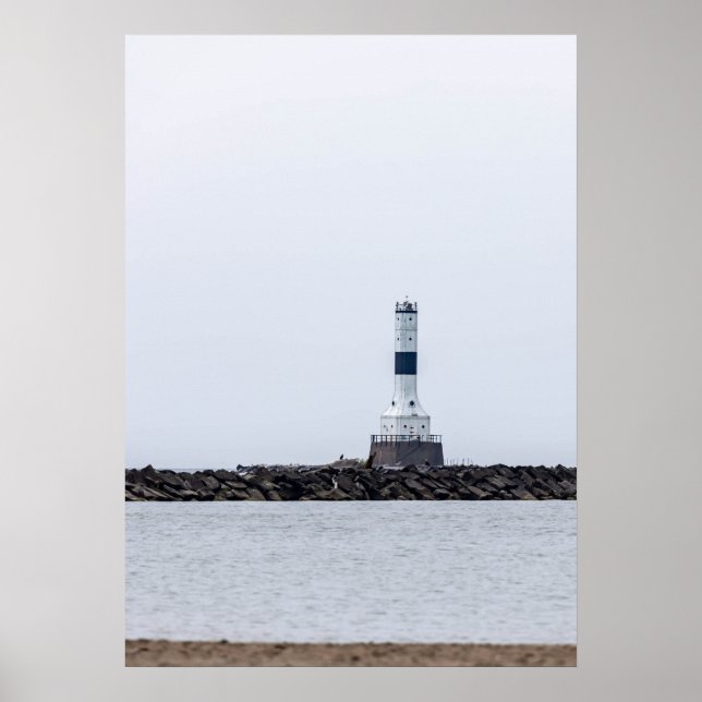 Conneaut West Breakwater Lighthouse Poster (Vorne)