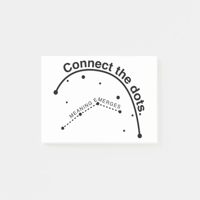 Connect_the_dots Post-it Klebezettel (Vorderseite)