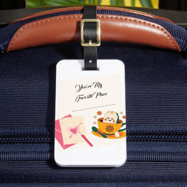 Connected Hearts Valentine Gifts for Everyone 2026 Gepäckanhänger (Vorderseite Insitu 2)