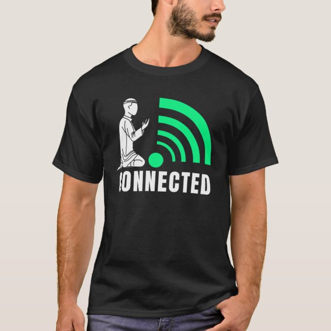 Connected Islamic Muslim Ramadan Kareem First Sala T-Shirt (Vorderseite)