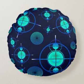 Connected Minds Pattern 2 Rundes Kissen