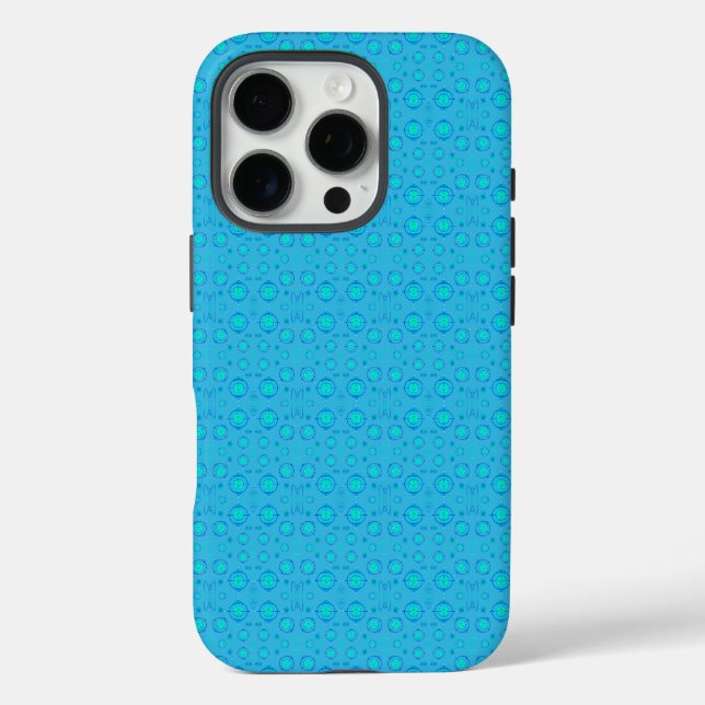 Connected Minds Pattern Case-Mate iPhone Hülle (Rückseite)