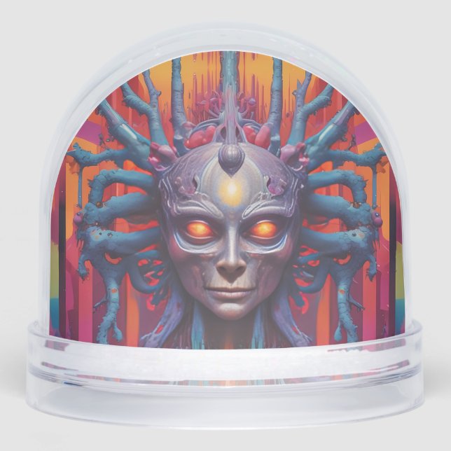 Connected to the New Reality Schneekugeln (Vorderseite)