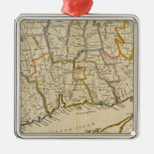 Connecticut 10 ornament aus metall