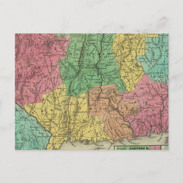 Connecticut 10 postkarte (Vorderseite)