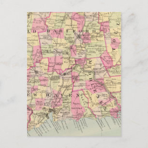 Connecticut 12 postkarte