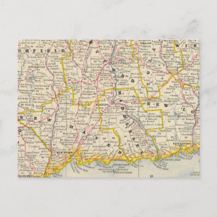 Connecticut 14 postkarte