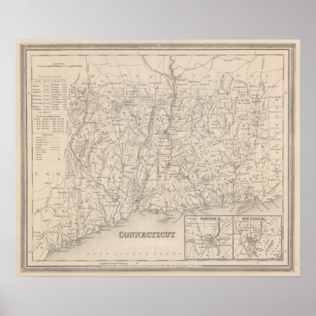 Connecticut 4 poster (Vorne)