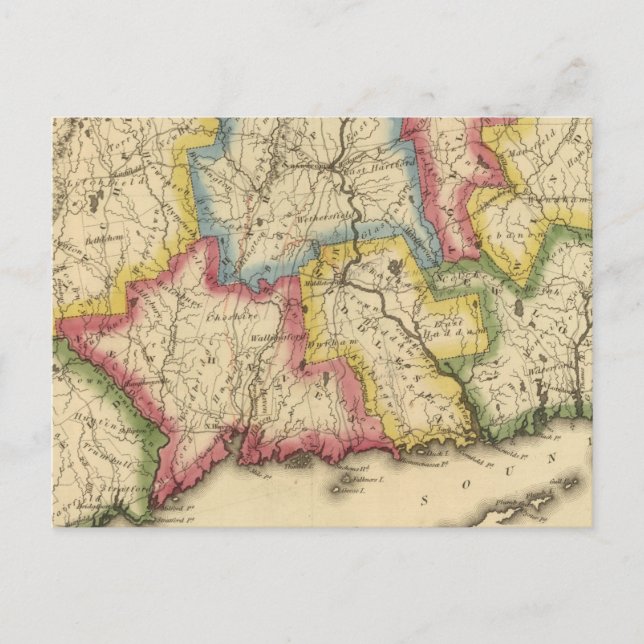 Connecticut 5 postkarte (Vorderseite)