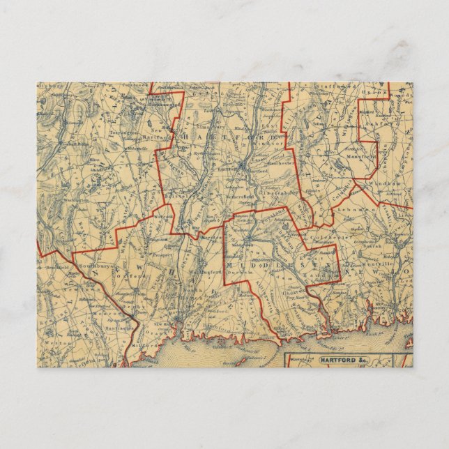 Connecticut 6 postkarte (Vorderseite)