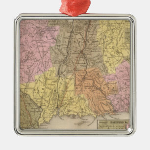 Connecticut 8 ornament aus metall