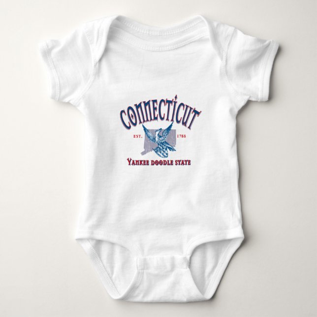 Connecticut Baby Strampler (Vorderseite)