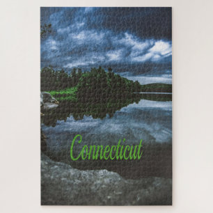 Connecticut Beutiful Lake Trees Puzzle