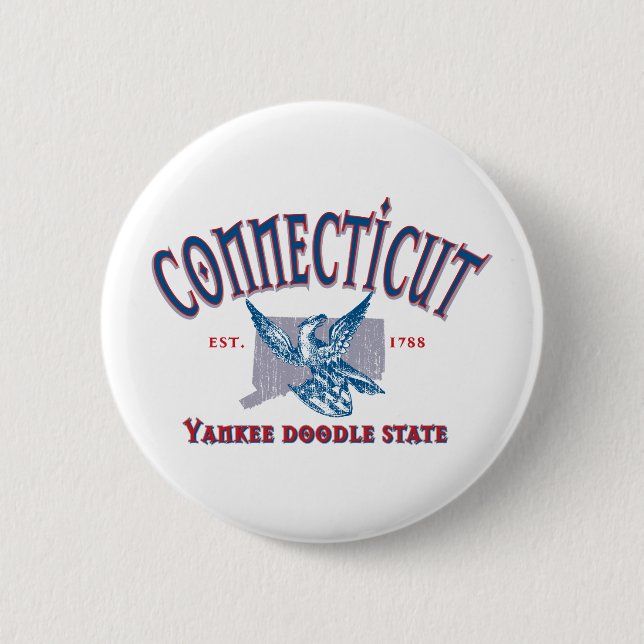 Connecticut Button (Vorderseite)