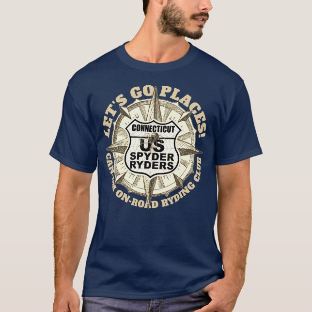 Connecticut Chapter - Let's Go Places! T-Shirt (Vorderseite)
