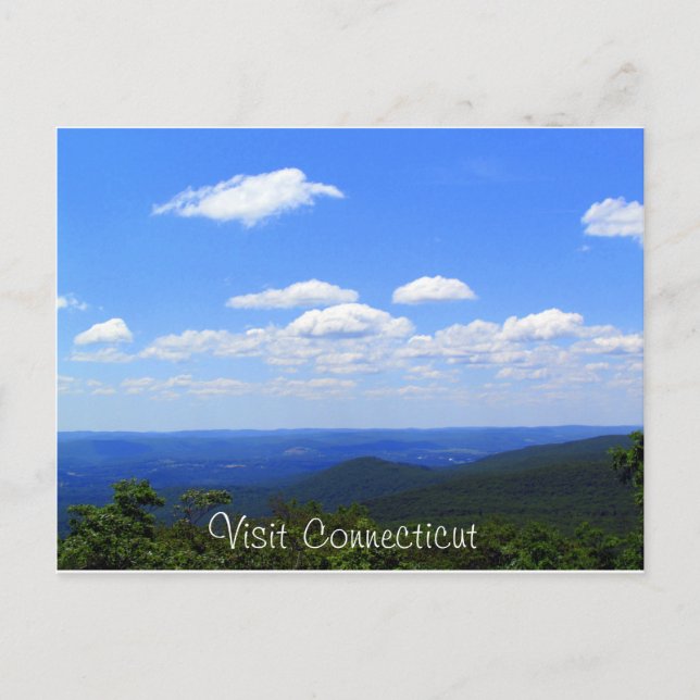 Connecticut erhöht postkarte (Vorderseite)