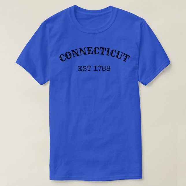 Connecticut Est 1788 TShirt (Design vorne)