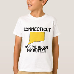 Connecticut - Frag mich nach meinem Butler T-Shirt
