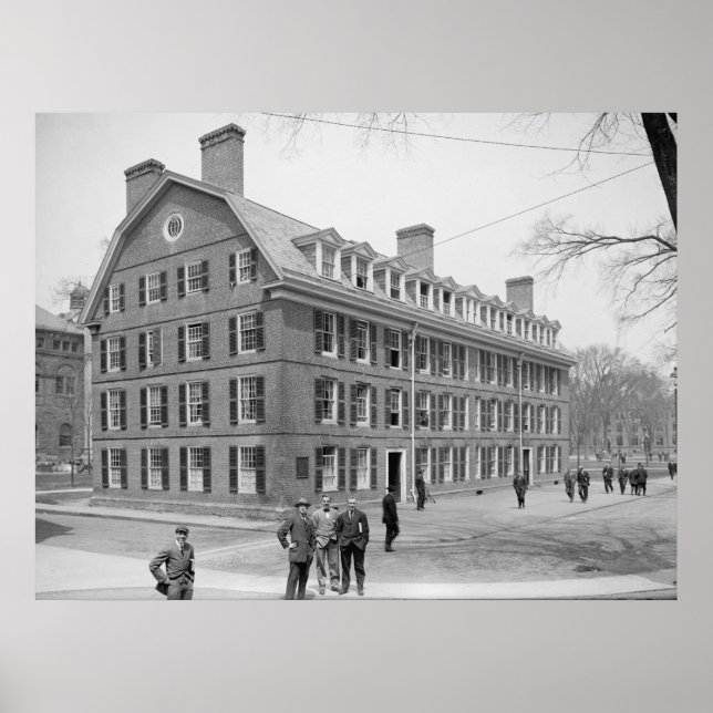 Connecticut Hall (Universität Yale) Poster (Vorne)